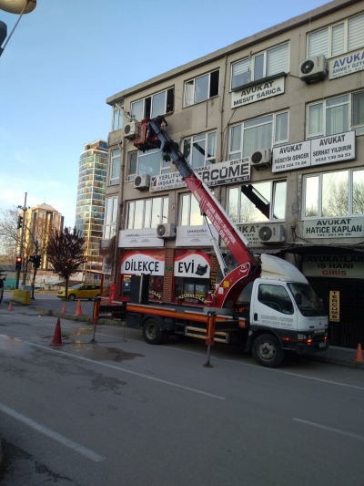 Yıldırım/Bursa Tabela Demontaj ve Montaj Çalışması