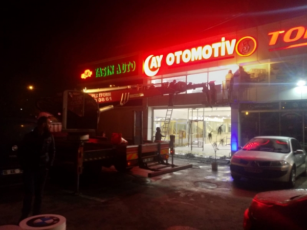 Galericiler sitesi/Osmangazi, Fölyo sıvama çalışması