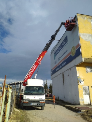 İzmir Yolu/Bursa Afiş Demontaj Çalışması