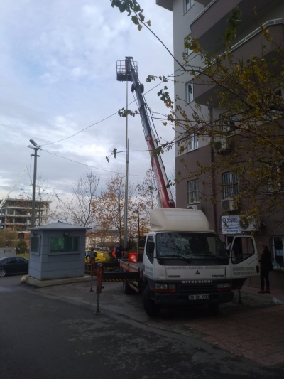 Yıldırım/Bursa Kamera Direkleri Montaj Çalışması